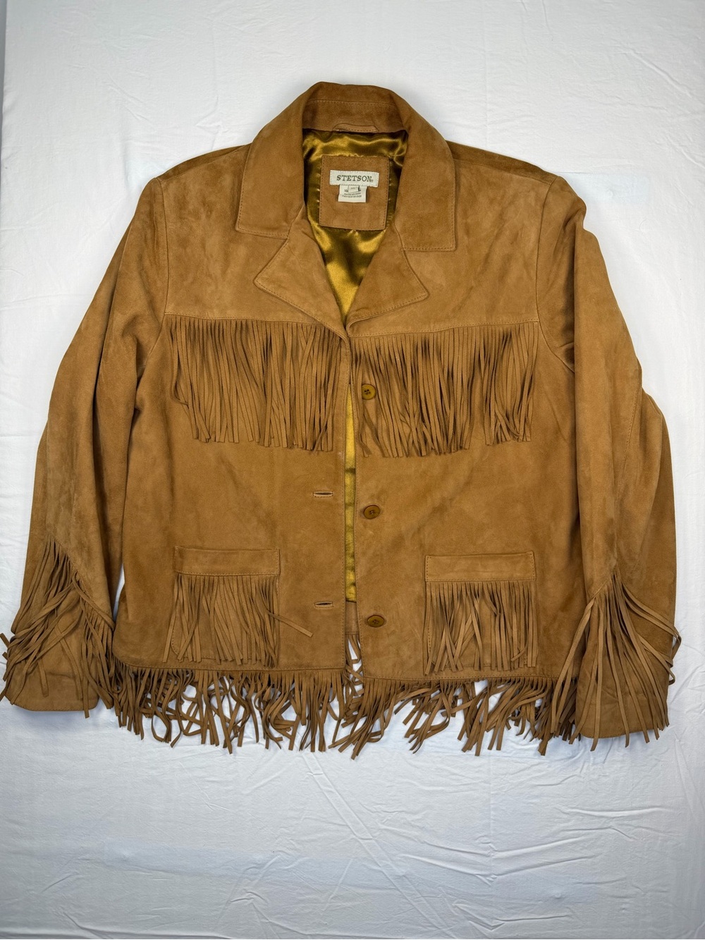 Stetson Brown Suede Fringe Jacket